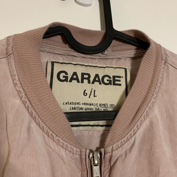 Garage pale pink bomber - Picture 3 of 4